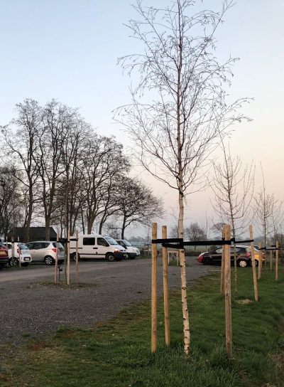 New parking lot at Noorder Poort
