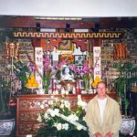 Jiun roshi, ceremony for Prabhasa Dharma zenji, 1999