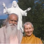 Prabhasa Dharma zenji with Swami Sri Sachidananda